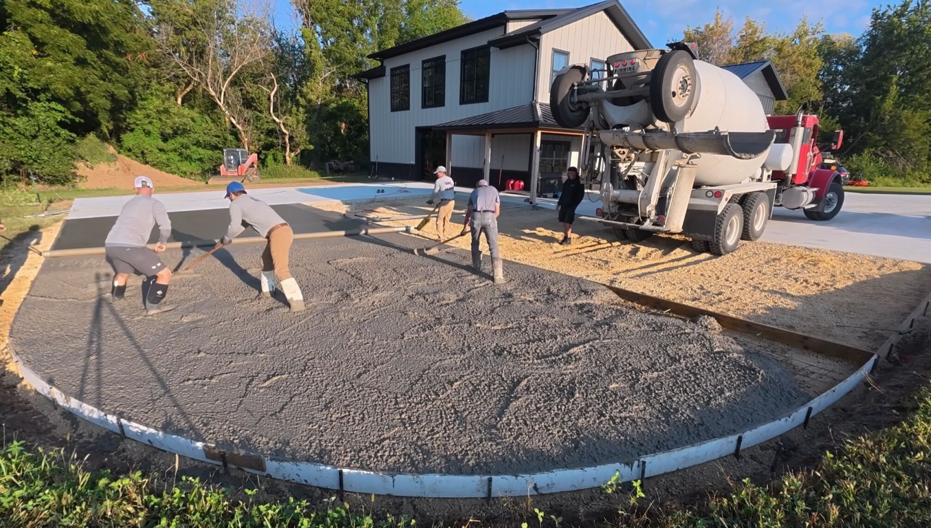 Professional concrete driveway installation in Zebulon, NC